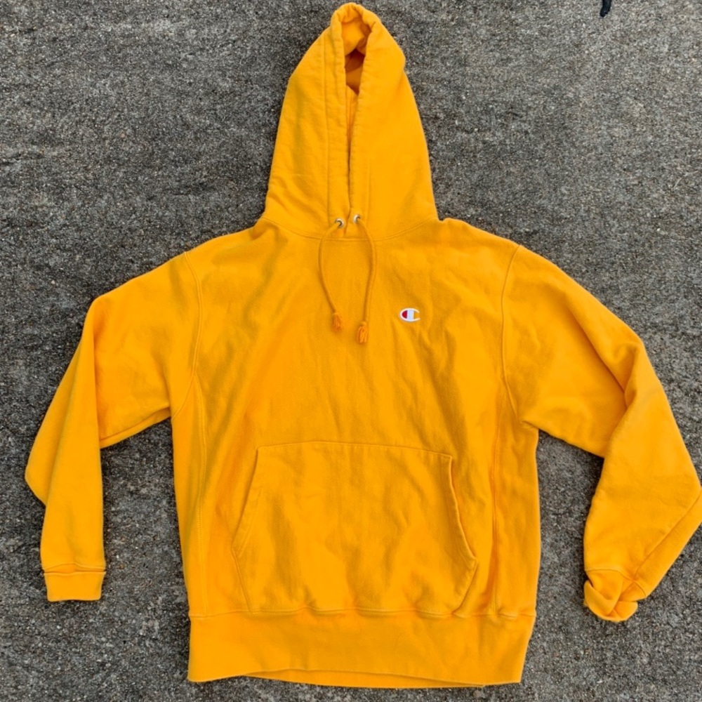 Yellow Champion Hoodie